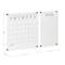 Martha Stewart Grayson Acrylic Wall Calendar & Notes Board Set W/ Marker & Mntng Hrdwr, Clear W/ Black Print BR-ACS-284545-BK-2-CLRBK-MS - alternate 10